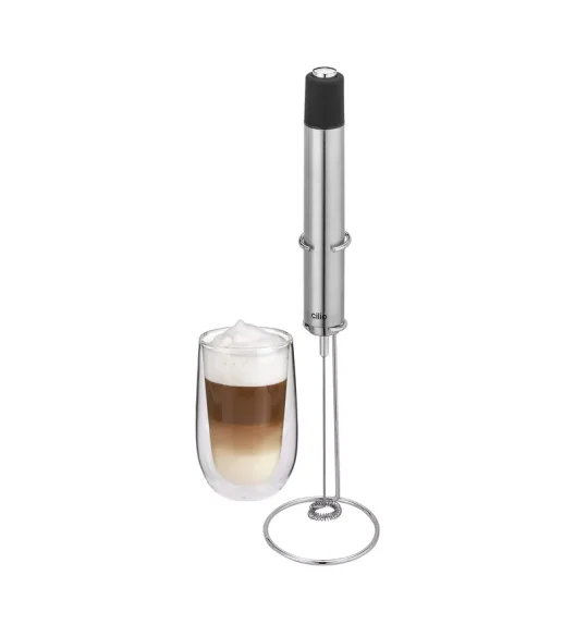 CILIO | ESPERTO | spieniacz do mleka na stojaku, stal nierdzewna, 26,5 cm