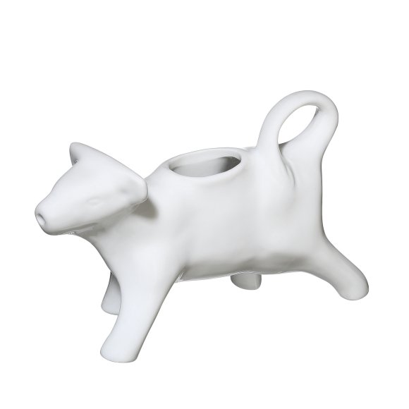 CILIO | mlecznik w kształcie krówki, porcelana, 125 ml, 15,5 x 4,5 x 8,5 cm