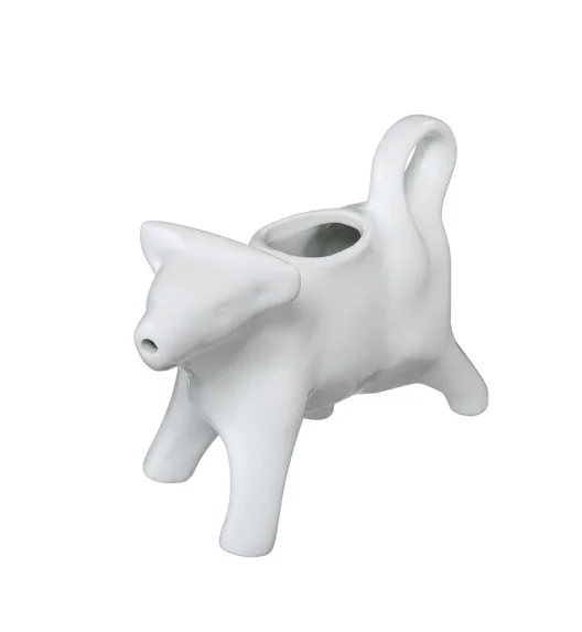 CILIO | mlecznik w kształcie krówki, porcelana, 125 ml, 15,5 x 4,5 x 8,5 cm