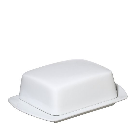 CILIO | maselniczka, porcelana, 19 x 13 x 5,5 cm, biała