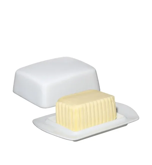 CILIO | maselniczka, porcelana, 19 x 13 x 5,5 cm, biała