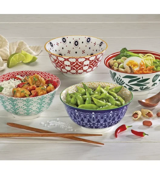 CILIO | Amici | miseczka, porcelana, śred. 15,5 cm, 0,5 l, kafelki