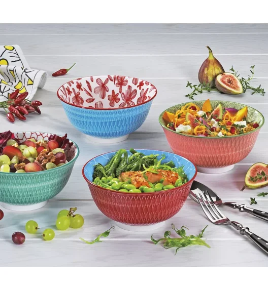 CILIO | Amici | miseczka, porcelana, śred. 15,5 cm, 0,5 l, romby