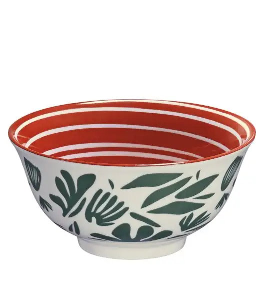 CILIO | AMICI | miseczka, porcelana, śred. 18 cm, 0,85 l, liście