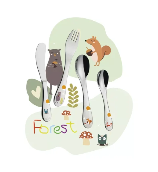 CILIO | Forest | sztućce dla dzieci, 4 el.