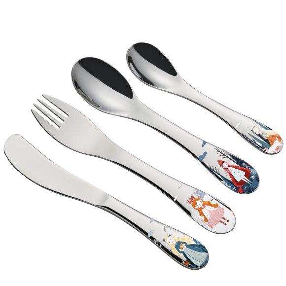 CILIO | Princess | sztućce dla dzieci, 4 el.
