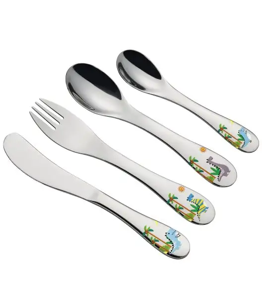CILIO | Dino | sztućce dla dzieci, 4 el.