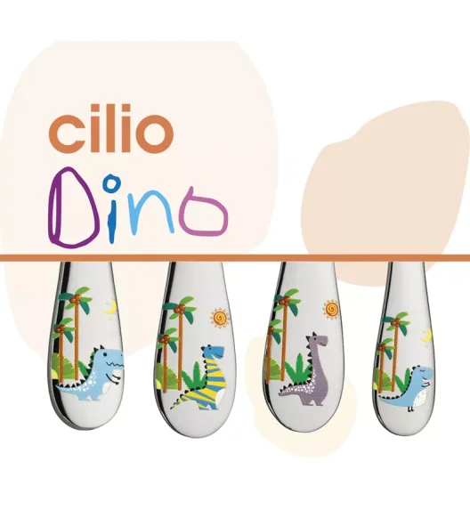 CILIO | Dino | sztućce dla dzieci, 4 el.