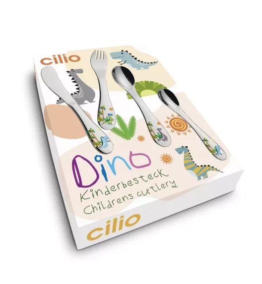 CILIO | Dino | sztućce dla dzieci, 4 el.