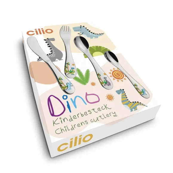 CILIO | Dino | sztućce dla dzieci, 4 el.