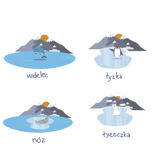 CILIO | Seaworld | sztućce dla dzieci, 4 el.