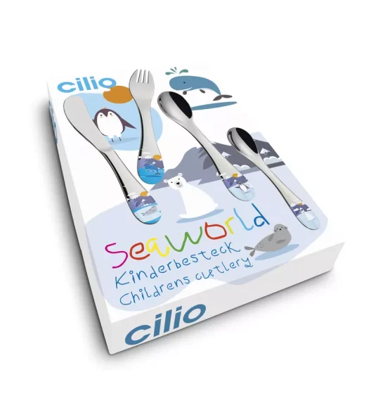 CILIO | Seaworld | sztućce dla dzieci, 4 el.