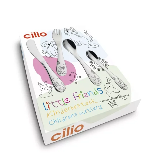 CILIO | Little Friends | sztućce dla dzieci, 4 el.