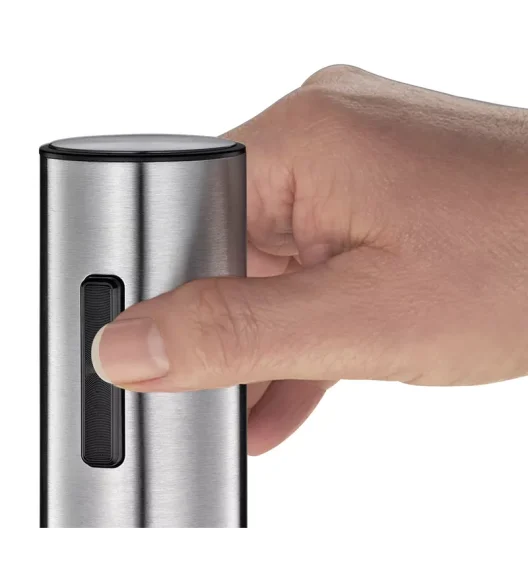 CILIO | Brunello | korkociąg elektryczny ładowany przez USB, stal nierdzewna, śred. 5 x 21 cm