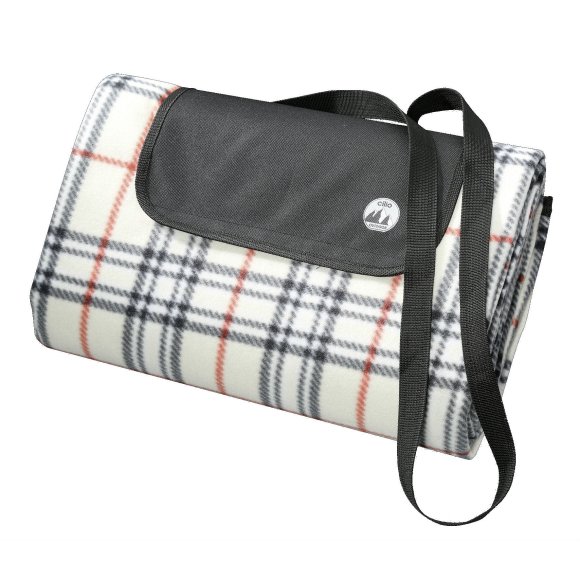 CILIO | Beach | składany koc piknikowy, 200x200 cm, beżowy