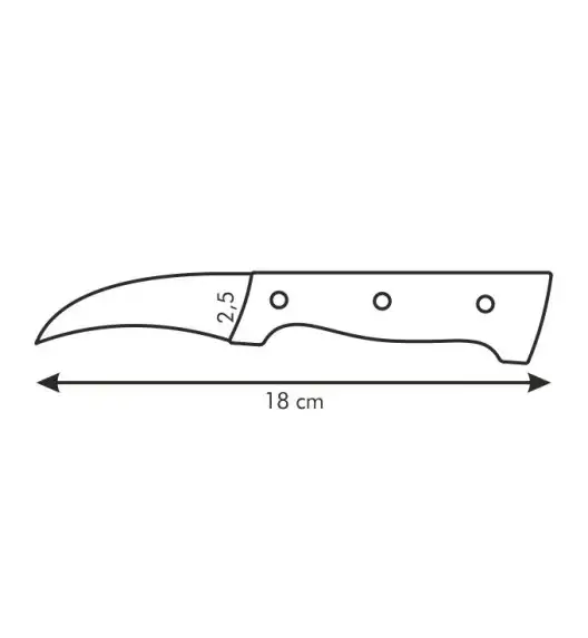 TESCOMA HOME PROFI Nóż do wykrawania, ostrze 7cm - wysoka jakość