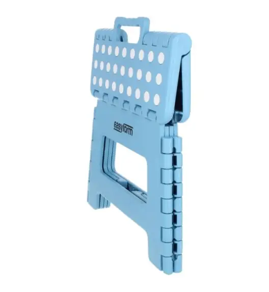 EASYFORM Stołek / Taboret składany antypoślizgowy 22 cm / niebieski / tworzywo sztuczne