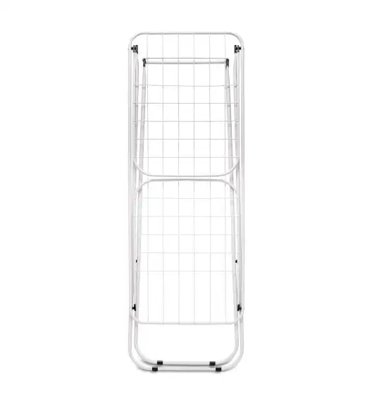 TADAR BASIC Suszarka balkonowa 182 x 40 x 86 cm / biała / rozkładana / z 2 skrzydłami