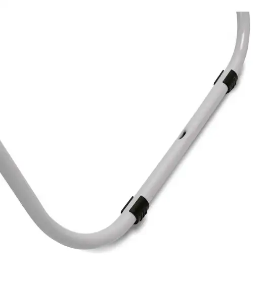 TADAR BASIC Suszarka balkonowa 182 x 40 x 86 cm / biała / rozkładana / z 2 skrzydłami