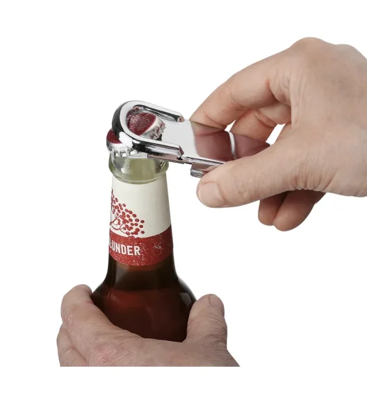 CILIO | Multiplo | otwieracz do butelek, chromowany metal, 8,5 cm