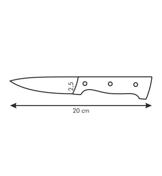 TESCOMA HOME PROFI Nóż uniwersalny, ostrze 9cm - wysoka jakość