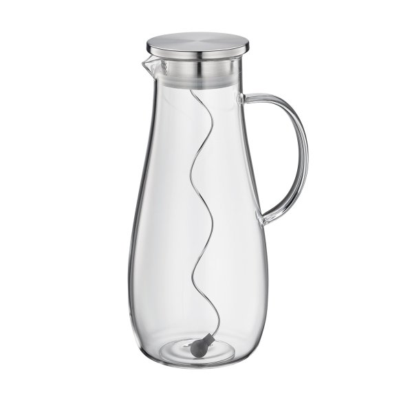 CILIO | Tropicana | szklany dzbanek na wodę, ze spiralą na owoce, 2,0 l