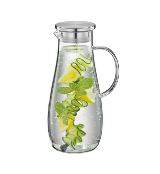 CILIO | Tropicana | szklany dzbanek na wodę, ze spiralą na owoce, 2,0 l