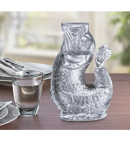 CILIO | Nemo | karafka na wodę, szkło borokrzemowe, 1,0 l, 15,5 x 10 x 23 cm, przezroczysta