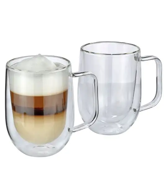 CILIO | Veneto | szklanki do latte macchiato, 2 szt., szkło borokrzemowe, 0,3 l, śred. 8,5 x 12 cm