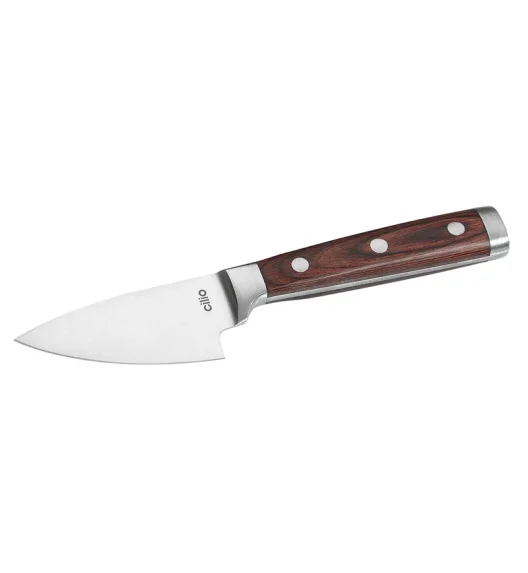 CILIO | Sardo Formaggio | zestaw 3 noży do sera, stal nierdzewna/drewno pakka, pudełko prezentowe