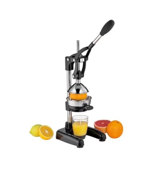 CILIO | Amalfi | wyciskacz do cytrusów, 18x23x43 cm, czarny błyszczący