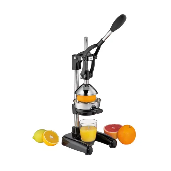 CILIO | Amalfi | wyciskacz do cytrusów, 18x23x43 cm, czarny błyszczący