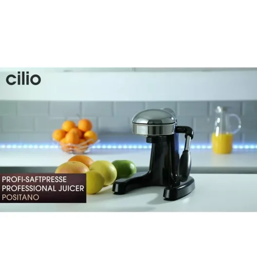 CILIO | Positano | wyciskacz do cytrusów, 25 x 23 x 23 cm, czerwony