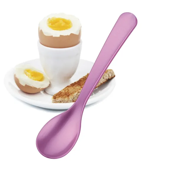 CILIO | Colore | łyżeczka do jajek, 12 cm, tworzywo sztuczne, różowa