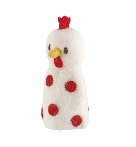 CILIO | Lana | ogrzewacz na jajko, owcza wełna, wys. 13 cm, kurczak