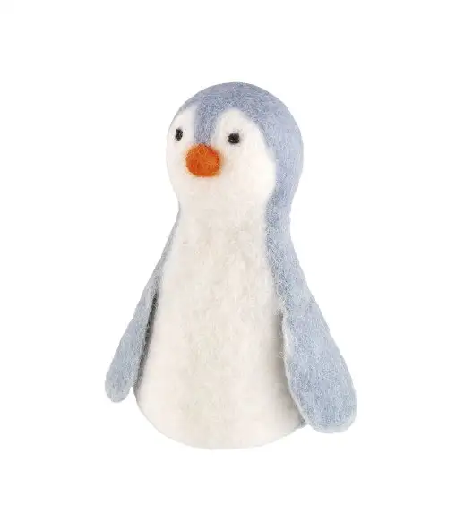 CILIO | Lana | ogrzewacz na jajko, owcza wełna, wys. 13 cm, pingwin