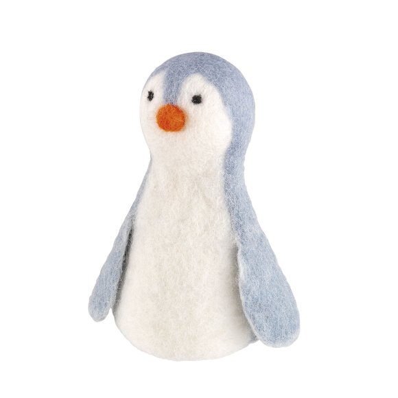 CILIO | Lana | ogrzewacz na jajko, owcza wełna, wys. 13 cm, pingwin
