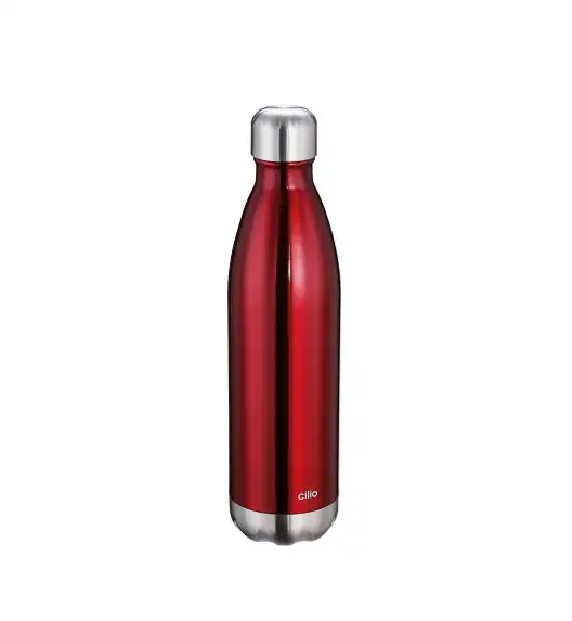 CILIO | butelka termiczna, stalowa czerwona, 750 ml
