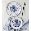 MG HOME | SINTRA Zestaw obiadowy 18 el / 6 os / porcelana dekorowana
