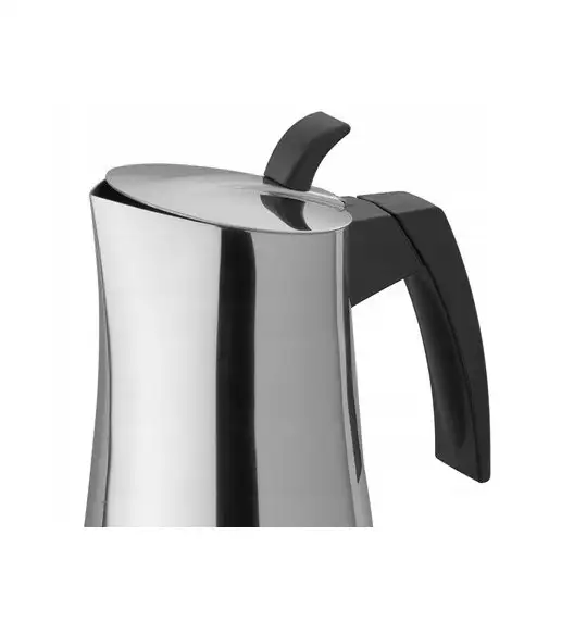 MG HOME | FREDDO Kawiarka stalowa / srebrna 300 ml / 6 filiżanek