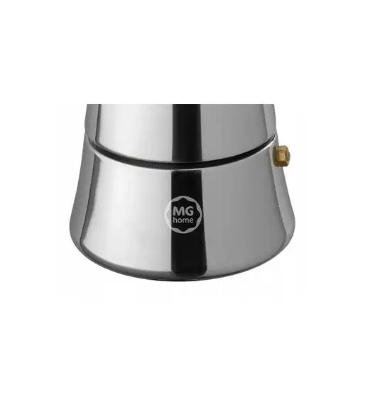 MG HOME | FREDDO Kawiarka stalowa / srebrna 300 ml / 6 filiżanek