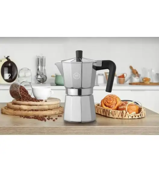 MG HOME | MOKA Kawiarka aluminiowa / srebrna