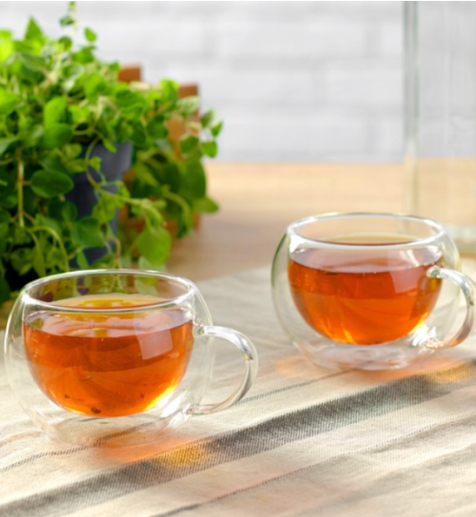 MG HOME | RENZA Zestaw 2 filiżanek termicznych z uchem 300 ml