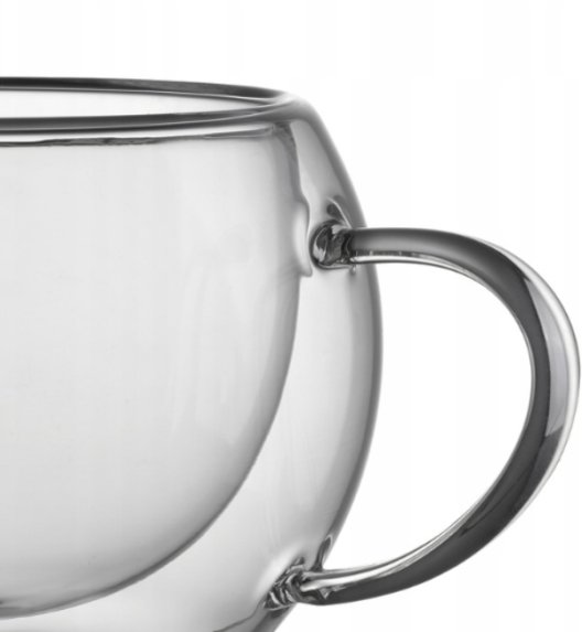 MG HOME | RENZA Zestaw 6 filiżanek termicznych z uchem 300 ml