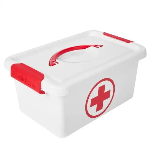 PLASTIC FORTE Apteczka / Pojemnik na lekarstwa / 29x18,5x13 / tworzywo sztuczne