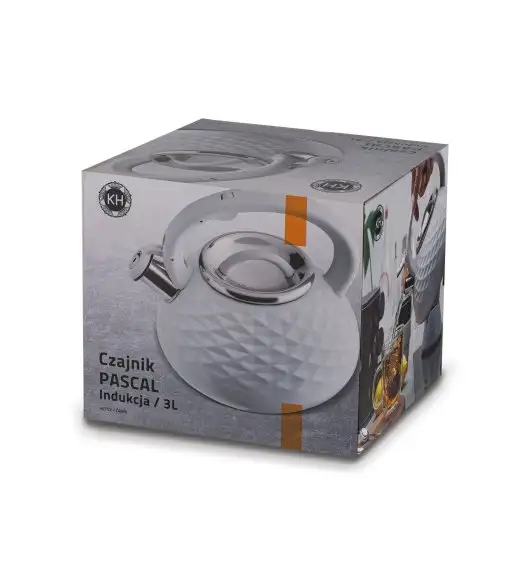 KONIGHOFFER PASCAL CZAJNIK BIAŁY 3L INDUKCJA