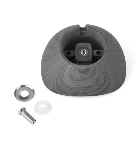 KONIGHOFFER UCHWYT DO POKRYWY SZKLANEJ IMITACJA DREWNA SZARY