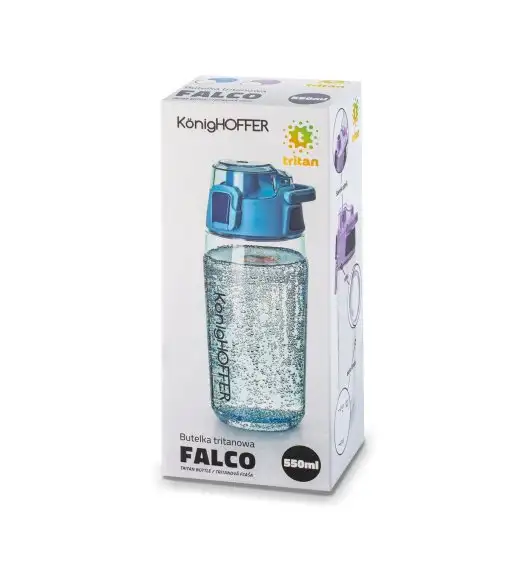 KONIGHOFFER FALCO BUTELKA TRITANOWA 550ML BŁĘKITNA