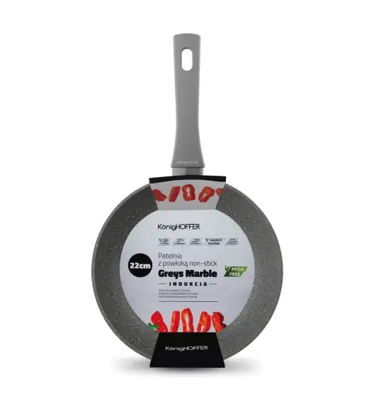 KONIGHOFFER GREYS MARBLE PATELNIA 22 CM