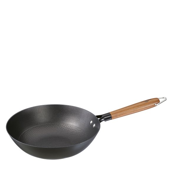 KÜCHENPROFI | Country | wok żeliwny z powłoką nieprzywierającą, śred. 28 cm, czarny